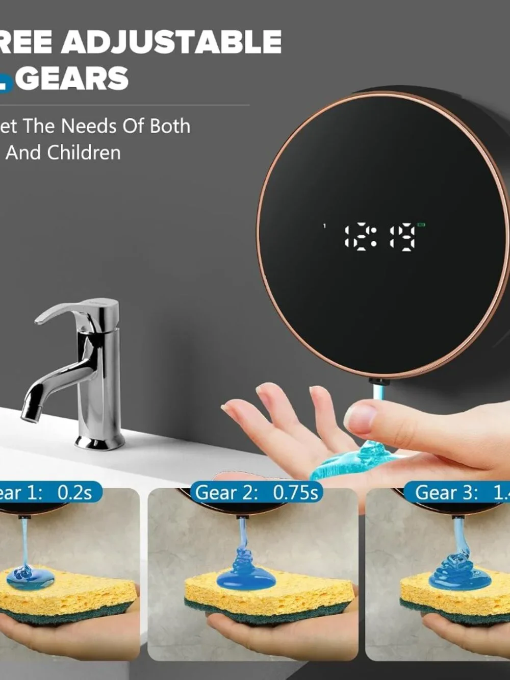 Wall Mounted Automatic Liquid Soap Dispenser